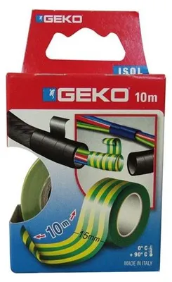 Produktbild von Isolierband - 15 mm x 10 m - Grün, Gelb