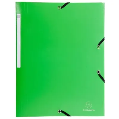 Image de Exacompta Porte-documents Okap DIN A4 3 rabats élastique PP vert clair 0,5 mm