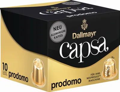 Obrázek produktu pro Dallmayr Coffee 111 000 000 Capsa Lungo Prodomo 10 ks.