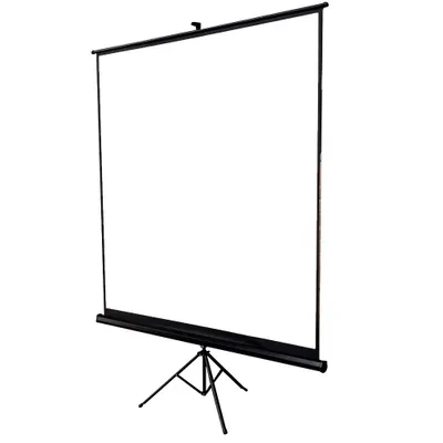 Produktbild von Melko Stativleinwand Mobile Beamer Leinwand 178x178CM Heimkino Präsentationswand 1:1 Projektionsleinwand Rolloleinwand Kinoleinwand