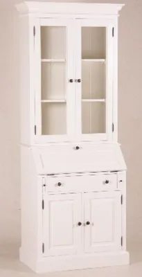 Produktbild von Casa Padrino Shabby Chic Landhaus Stil Schrank Buffetschrank in Weiß B 86 x T 49 x H 215 cm