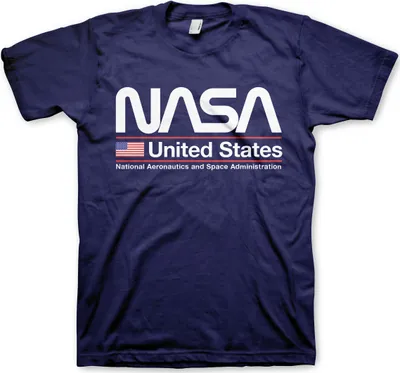 Produktbild von NASA - United States T-Shirt - Large - Navy