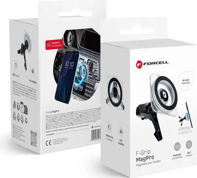Produktbild von Forcell 5903396276934, Handy/Smartphone, Aktive Halterung, Auto, Schwarz, Transparent