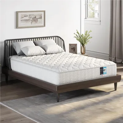 Produktbild von Yaheetech Matratze 140x200cm, 7 Zonen, Härtegrad H3, ergonomische Taschenfederkernmatratze Federkernmatratze, Weiß