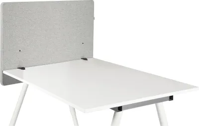 Produktbild von hjh OFFICE Tischtrennwand FLEXMIUT D SIDE Trennwand Schreibtisch Raumteiler Indoor 62.0 x 80.0 x 2.0 cm