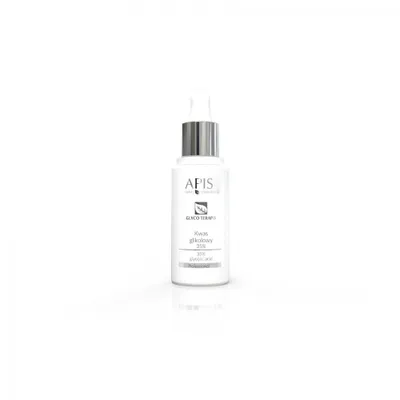 A product shot of a skincare serum bottle.