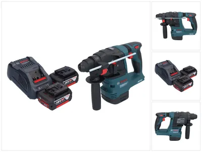Immagine prodotto di Bosch GBH 18V-22 Trapano a percussione professionale a batteria 18 V 1,9 J SDS Plus Brushless + 2x batteria ricaricabile 5,0 Ah + caricabatterie