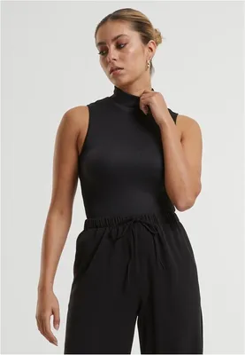 Obrázek produktu pro Dámské body Urban Classics Ladies Glitter High Neck Body black - M