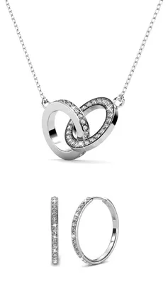 Produktbild von Elzusha – Elegantes Set mit Ohrringen und Halskette