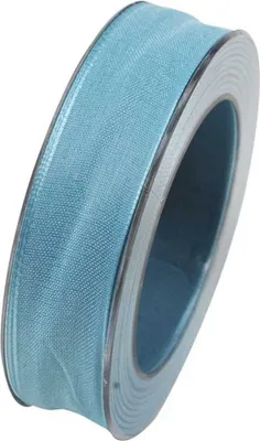 Produktbild von Webband, Schleifenband 25mm hellblau 20m Rolle (1m=0,45EUR) Goldina