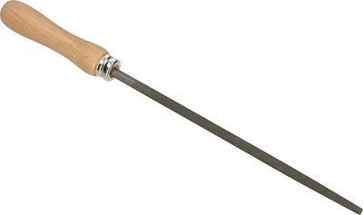 Image de KOTARBAU® Lime d'atelier ronde Longueur : 200 mm Taille 3 (fine) Lime manuelle Lime ronde Lime métallique pour le travail grossier des métaux