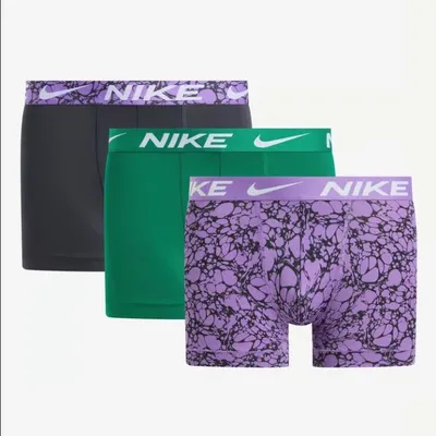 Zdjęcie produktu dla Kąpielówki typu boxer Nike, zestaw 3 szt. KE1278 FAI Czarne