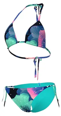 Produktbild von ARENA Water Prints Triangel-Bikini für Damen, Elastischer Recyclingstoff, Schnel