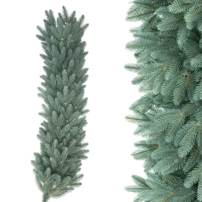 Obrázek produktu pro Vánoční girlanda 100%PE SPRING blue 3D SILVER SKY 110cm na krbový stůl