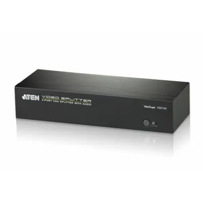 Produktbild von ATEN VS0104 VGA Video-Splitter, 450MHz, Audio, RS232, 4fach