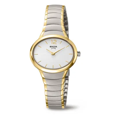 Produktbild von Boccia 3280-03 Damen-Armbanduhr, Titan-Gehäuse, Metall-Armband