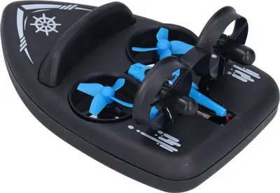 Zdjęcie produktu dla Zabawka RC Drone Flip Headless Mode Land Water Elektryczna łódź zdalnie sterowana Dzieci ToyBlue