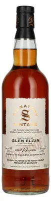 Image de Signatory Vintage 100 Proof Edition GLEN ELGIN 14 Years Old Single Malt #82 2011 57,1% Vol. 0,7l