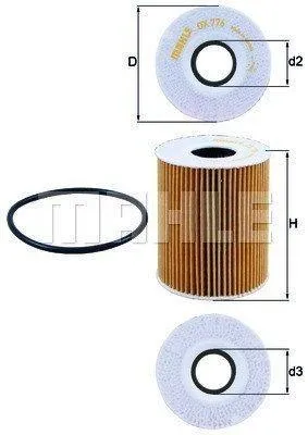 Obrázok produktu pre Olejový filter KNECHT OX 776D