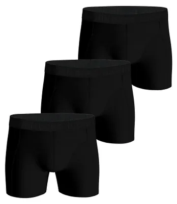 Produktbild von Björn Borg Herren T-Shirts, 3er-Pack, gemischte Baumwolle und Bambus, schwarz-schwarz