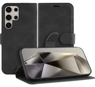Obrázok produktu pre Just-in-Case Just in CasePolyuretánLeather Book Case Black Samsung Galaxy S24 Ultra