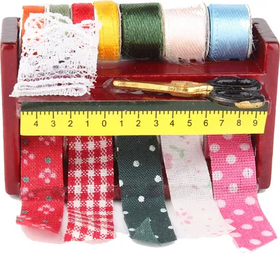 Produktbild von Mini Schere & Puppenhaus Nähen | Zubehör für Puppenhaus
