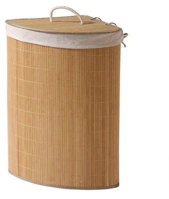 Image de CALICOSY - Panier à linge d'angle en bambou H60 cm - YSA