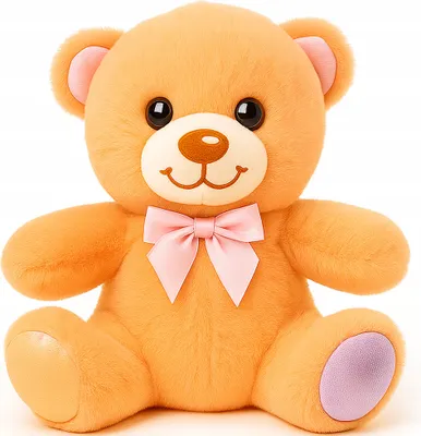 Immagine prodotto di Bambly Orsacchiotto di peluche alla lavanda Peluche Mascotte Peluche Arancione 15 cm