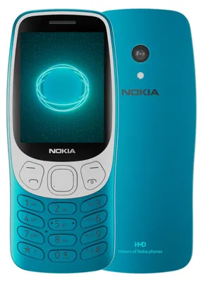 Produktbild von Nokia 3210 (2024), Balken, Dual-SIM, 6,1 cm (2.4"), 2 MP, 1450 mAh, Blau