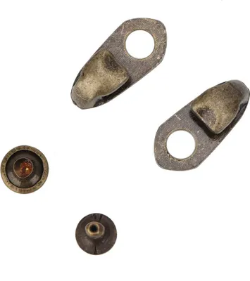 Immagine prodotto di 20Set di ganci per lacci in lega con rivetti per accessori da riparazione/campeggio/escursionismo/arrampicata(#7