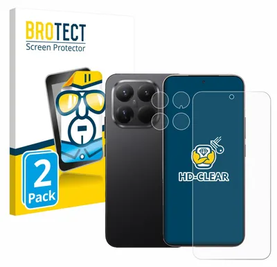 Produktbild von 2x Für Xiaomi 15T Pro (Display+Kamera) Schutzfolie BROTECT Displayschutz Display Schutz Folie Klar Transparent
