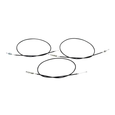 Obrázok produktu pre Súprava bowdenových káblov čierna pre Zündapp KS 50 WC typ 530 / KS 50 Sport typ 530