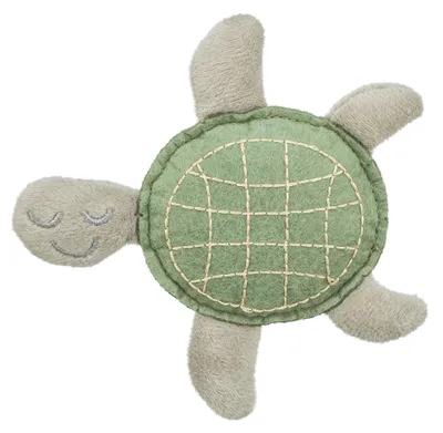 Productafbeelding van TRIXIE Katten speelgoed, vilten schildpad, met kattenkruid – 12 cm