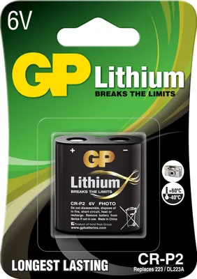 Immagine prodotto di Batteria al litio GP CR-P2 confezione da 1