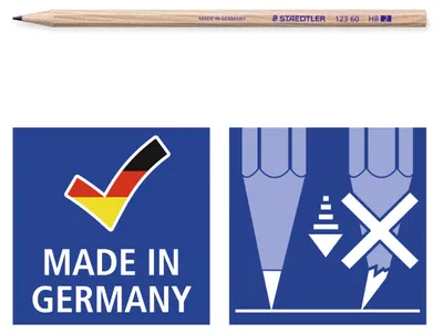 Obrázek produktu pro STAEDTLER Tužka 123 60-2 HB přírodní