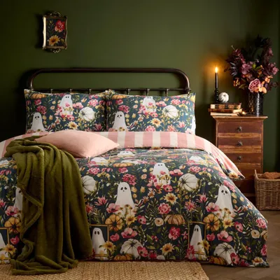 Produktbild von Furn - "Bootanical" bedruckt-Bettwäsche-Set, wendbar RV3630 (Kingsize) (Bunt)