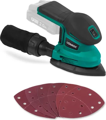 Produktbild von Vonroc Deltaschleifer - Schleifmaschine, kompakt, für Ecken & Kanten