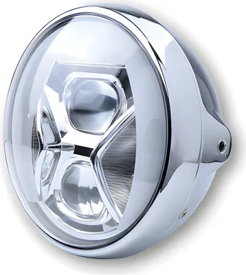 Produktbild von HIGHSIDER 7 Zoll LED Scheinwerfer BRITISH-STYLE TYP 8 mit TFL, Kurvenlicht