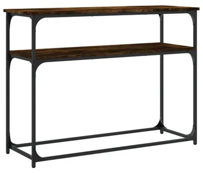 Obrázok produktu pre vidaXL Konzolový stolík údený dub 100x35,5x75 cm odvodený výrobok z dreva