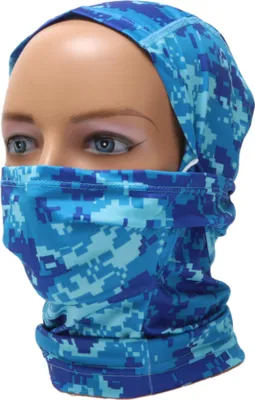 Produktbild von Vollgesichtsmaske Polyester Tarnungsgesichtsmaske Winddicht, Schnelltrocknend Blau 1 Stück