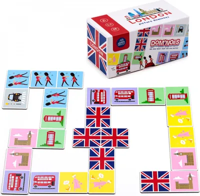 Image de Ensemble de dominos pour enfants - souvenir de Londres