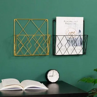 Image de Porte-journaux - solution de rangement pratique pour la salle de bains et les toilettes - pour ranger les journaux