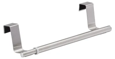 Immagine prodotto di WENKO portasciugamani da porta 60 cm porta asciugamani telescopico estensibile da porta acciaio inox