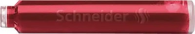 Immagine prodotto di SCHNEIDER SN6602 Tintenpatrone Standard für Füllhalter, rot, 6er Schachtel