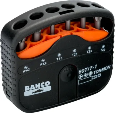 Zdjęcie produktu dla Zestaw bitów BAHCO torsion 7 szt. 60T/7-1