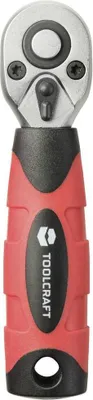 Produktbild von TOOLCRAFT TO-7767546 Mini-Ratsche 1/4 (6.3 mm) 109 mm