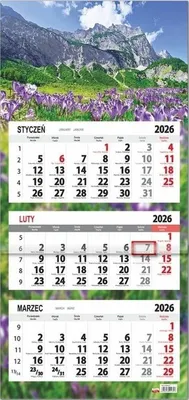 Obrázok produktu pre Kalendár 2026 Tri-Partite Sb12-4 Crocuses