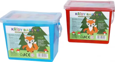 Zdjęcie produktu dla Kolorowe kredy chodnikowe 15 szt