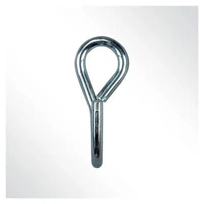 Produktbild von Asymmetrisch gedrehte S-Haken, (L) 50mm in grau (10 Stück)