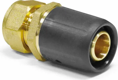 Obrázok produktu pre Pipetec násuvná tvarovka, prechodové medené rúrkové spojenie 16 x 2 mm - 15 mm pre hliníkové viacvrstvové rúrky